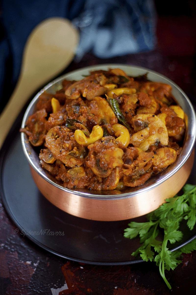 Cashew Mushroom Curry