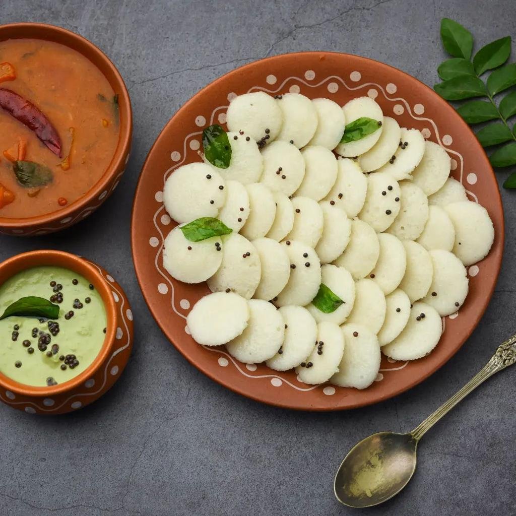 Ghee Button Idli